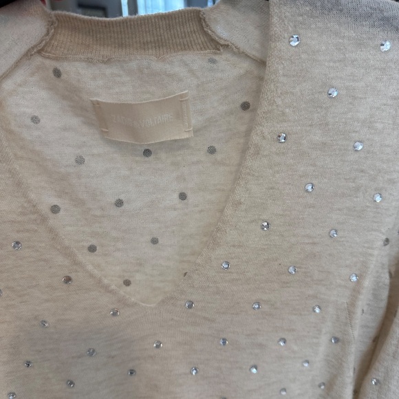 Zadig and Voltaire cashmere sweater, size S, ivory - Picture 3 of 9